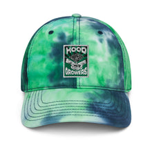 Load image into Gallery viewer, Tie dye hat w/ HG Vintage Green Embroidered Patch

